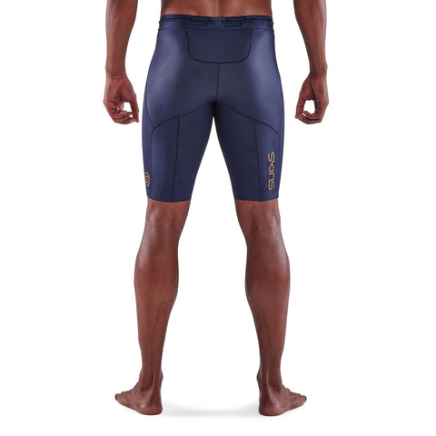 SKINS SERIES-5 MEN'S HALF TIGHTS NAVY BLUE