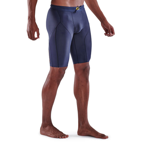 SKINS SERIES-5 MEN'S HALF TIGHTS NAVY BLUE