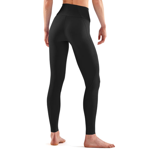 SKINS SERIES-5 WOMEN'S RECOVERY LONG TIGHTS BLACK