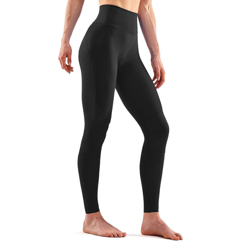 SKINS SERIES-5 WOMEN'S RECOVERY LONG TIGHTS BLACK