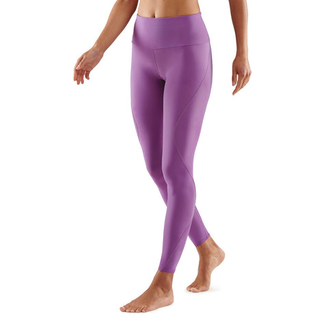 SKINS SERIES-3 WOMEN'S TRAVEL AND RECOVERY LONG TIGHTS AMETHYST