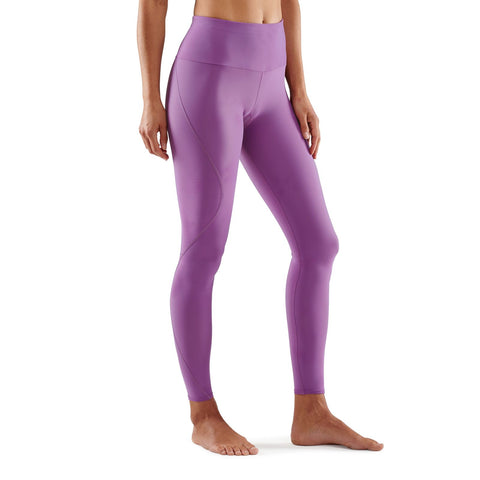 SKINS SERIES-3 WOMEN'S TRAVEL AND RECOVERY LONG TIGHTS AMETHYST
