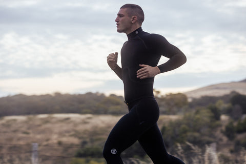 SKINS SERIES-3 MEN'S THERMAL LONG SLEEVE TOP NAVY BLUE