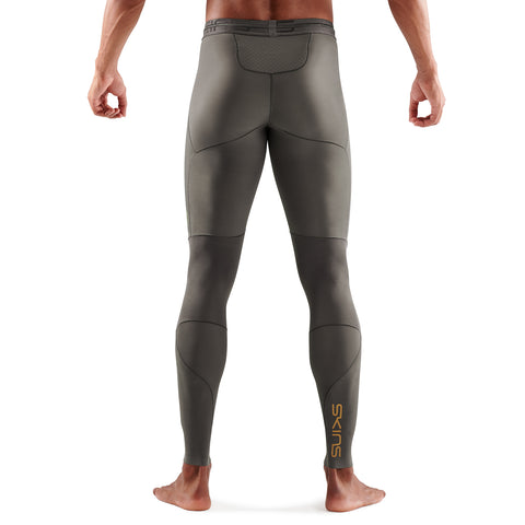 SKINS SERIES-5 MEN'S LONG TIGHTS CHARCOAL