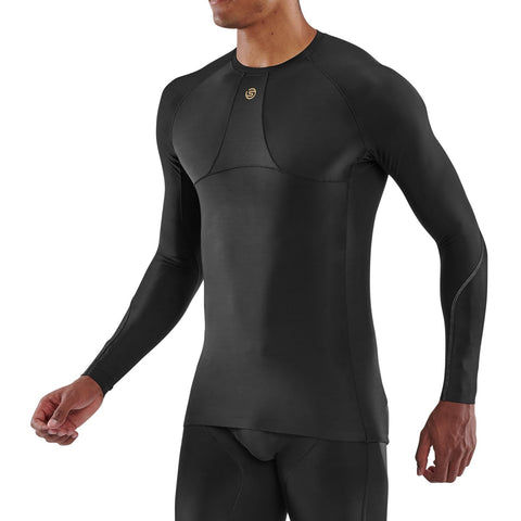 SKINS SERIES-5 MEN'S LONG SLEEVE TOP BLACK