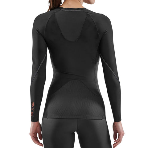 SKINS SERIES-5 WOMEN'S LONG SLEEVE TOP BLACK