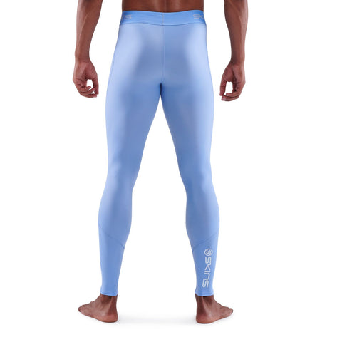 SKINS SERIES-1 MEN'S LONG TIGHTS SKY BLUE