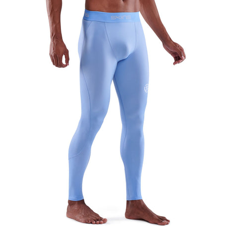 SKINS SERIES-1 MEN'S LONG TIGHTS SKY BLUE