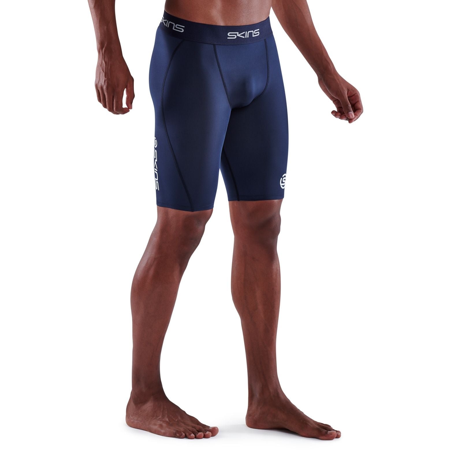 SKINS SERIES 1 MEN S HALF TIGHTS NAVY BLUE SKINS Compression US