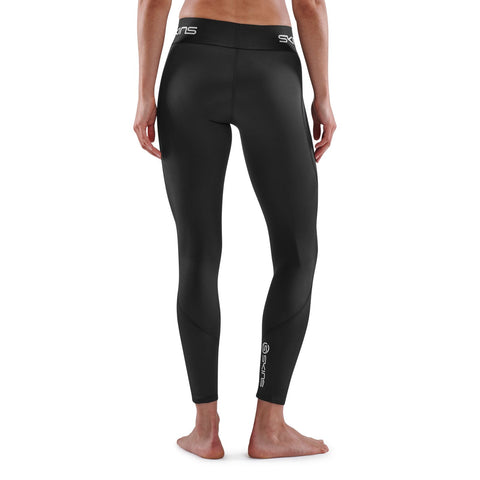 SKINS SERIES-1 WOMEN'S 7/8 TIGHTS BLACK (BREAST CANCER LOGO)