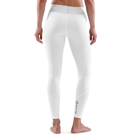 SKINS SERIES-1 WOMEN'S 7/8 TIGHTS WHITE