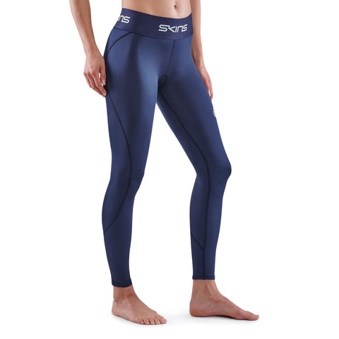 SKINS SERIES-1 WOMEN'S 7/8 TIGHTS NAVY BLUE