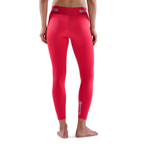 SKINS SERIES-1 WOMEN'S 7/8 TIGHTS RED