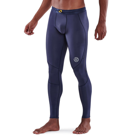 SKINS SERIES-3 MEN'S LONG TIGHTS NAVY BLUE