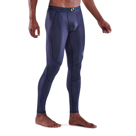 SKINS SERIES-3 MEN'S LONG TIGHTS NAVY BLUE