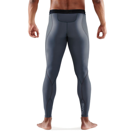 SKINS SERIES-3 MEN'S LONG TIGHTS CHARCOAL