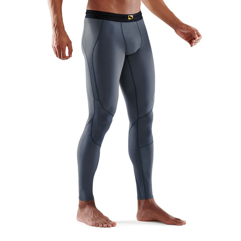 SKINS SERIES-3 MEN'S LONG TIGHTS CHARCOAL