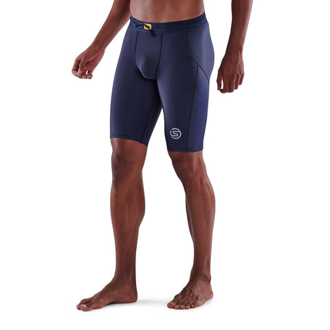 SKINS SERIES-3 MEN'S HALF TIGHTS NAVY BLUE