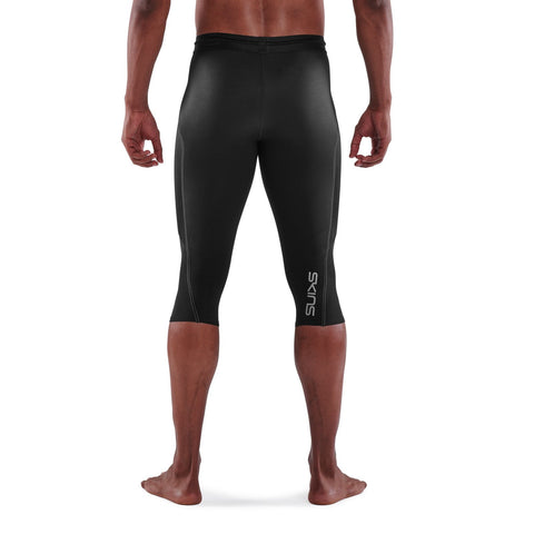 SKINS SERIES-3 MEN'S THERMAL 3/4 TIGHTS BLACK