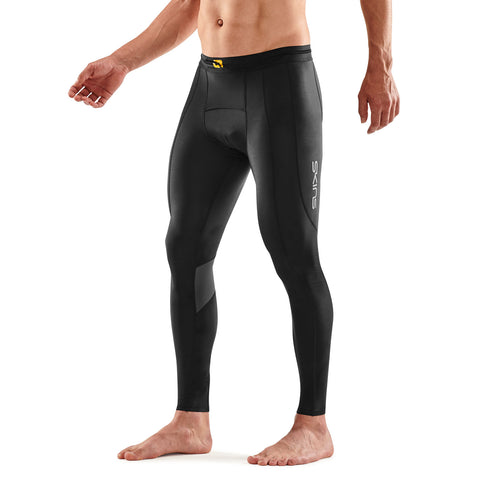 SKINS SERIES-3 MEN’S RECOVERY LONG TIGHTS BLACK/GRAPHITE