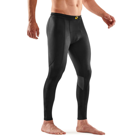 SKINS SERIES-3 MEN’S RECOVERY LONG TIGHTS BLACK/GRAPHITE