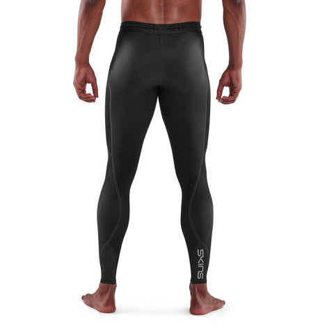 SKINS SERIES-3 MEN'S THERMAL LONG TIGHTS BLACK