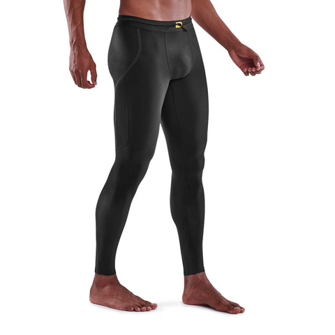 SKINS SERIES-3 MEN'S THERMAL LONG TIGHTS BLACK