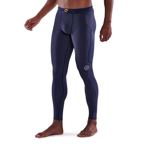 SKINS SERIES-3 MEN'S THERMAL LONG TIGHTS NAVY