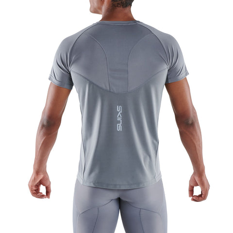 SKINS SERIES-3 MEN'S SHORT SLEEVE ACTIVE TOP MID GREY