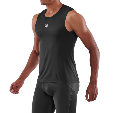 SKINS SERIES-3 MEN'S TANK TOP BLACK