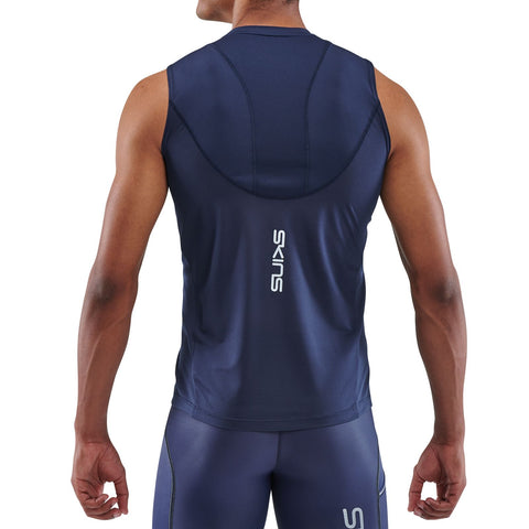 SKINS SERIES-3 MEN'S TANK TOP NAVY BLUE