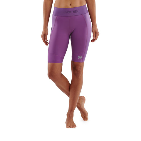 SKINS SERIES-3 WOMEN'S HALF TIGHTS AMETHYST