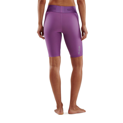 SKINS SERIES-3 WOMEN'S HALF TIGHTS AMETHYST