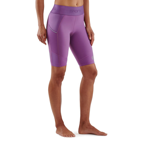 SKINS SERIES-3 WOMEN'S HALF TIGHTS AMETHYST