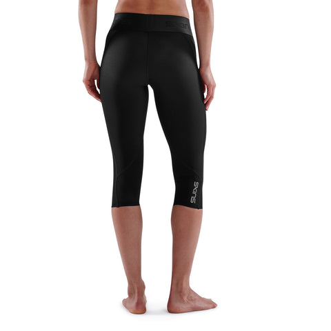 SKINS SERIES-3 WOMEN'S THERMAL 3/4 TIGHTS BLACK