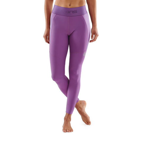 SKINS SERIES-3 WOMEN'S THERMAL LONG TIGHTS AMETHYST