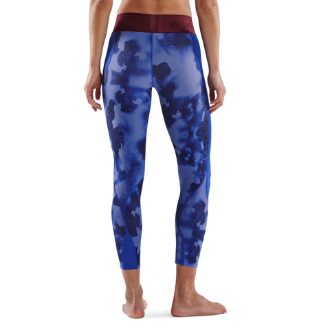 SKINS SERIES-3 WOMEN'S 7/8 TIGHTS BLUE CAMO