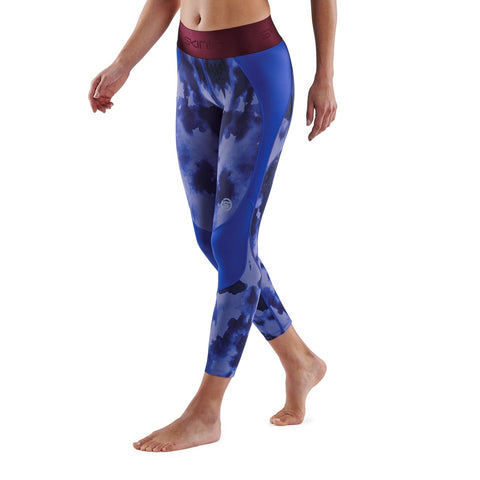 SKINS SERIES-3 WOMEN'S 7/8 TIGHTS BLUE CAMO