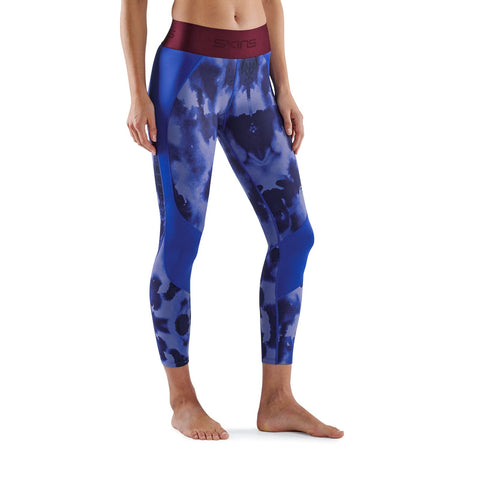 SKINS SERIES-3 WOMEN'S 7/8 TIGHTS BLUE CAMO