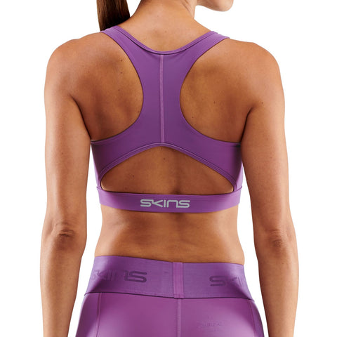 SKINS SERIES-3 WOMEN'S ACTIVE BRA AMETHYST