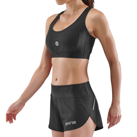 SKINS SERIES-3 WOMEN'S ACTIVE BRA BLACK