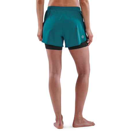 SKINS SERIES-3 WOMEN'S X-FIT SHORTS TEAL