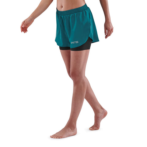 SKINS SERIES-3 WOMEN'S X-FIT SHORTS TEAL