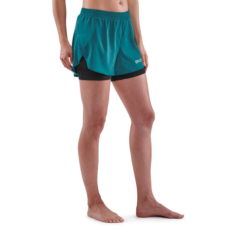 SKINS SERIES-3 WOMEN'S X-FIT SHORTS TEAL