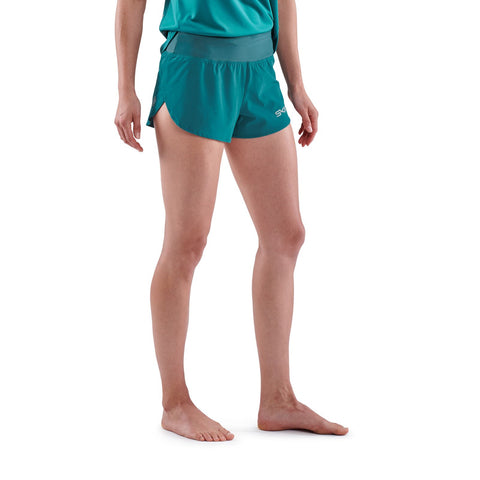 SKINS SERIES-3 WOMEN'S RUN SHORTS TEAL