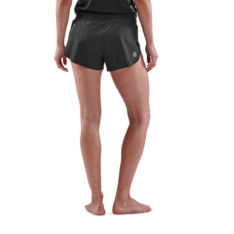 SKINS SERIES-3 WOMEN'S RUN SHORTS BLACK