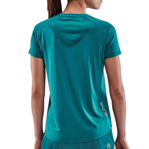 SKINS SERIES-3 WOMEN'S SHORT SLEEVE TOP TEAL