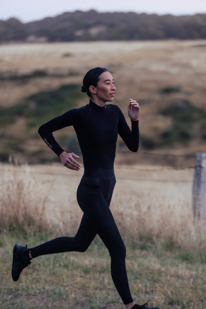 SKINS SERIES-3 WOMEN'S THERMAL LONG TIGHTS BLACK – SKINS